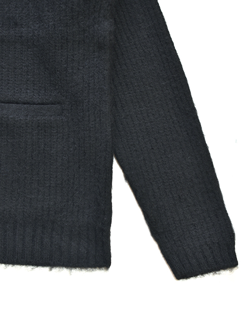 CAL O LINE SAFARI掲載 モヘア カーディガン Black