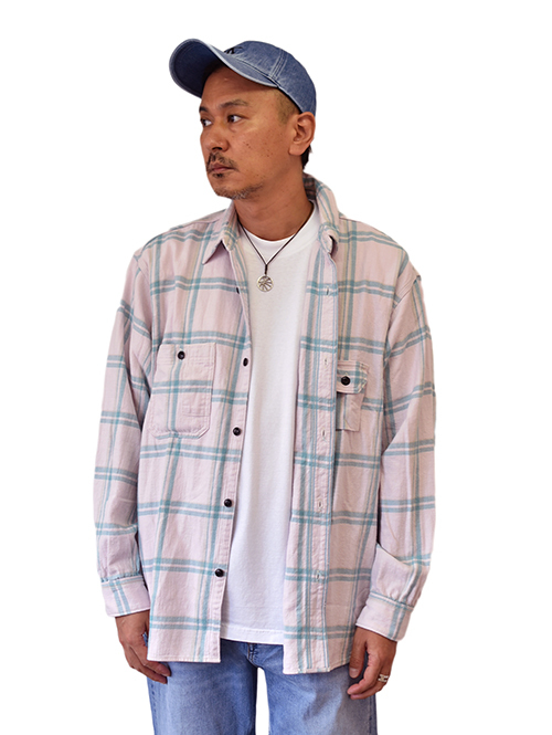 CAL O LINE Classic Heavy Flannel　Check Shirts