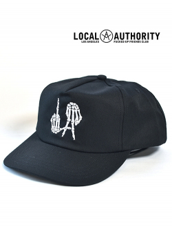 LOCAL AUTHORITY  LA BONES SNAPBACK CAP