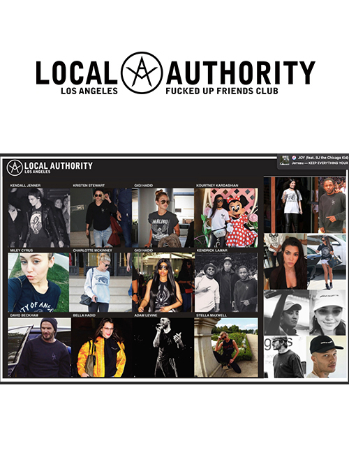 LOCAL AUTHORITY LA BONES SNAPBACK CAP