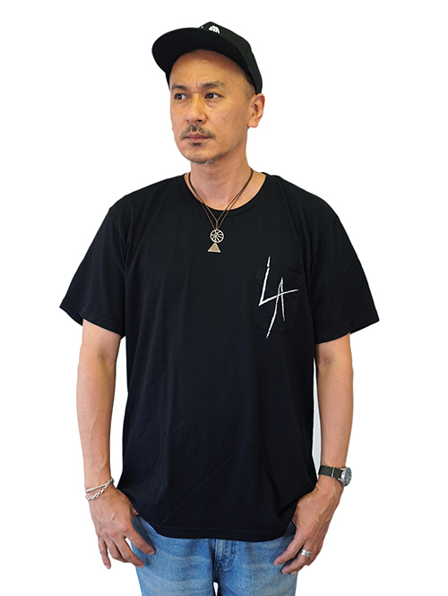 LOCAL AUTHORITY LA SLASH POCKET TEE