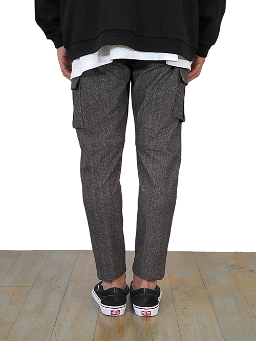 SERGENT ハイテンショングレンチェック カーゴパンツ Brown (62505)