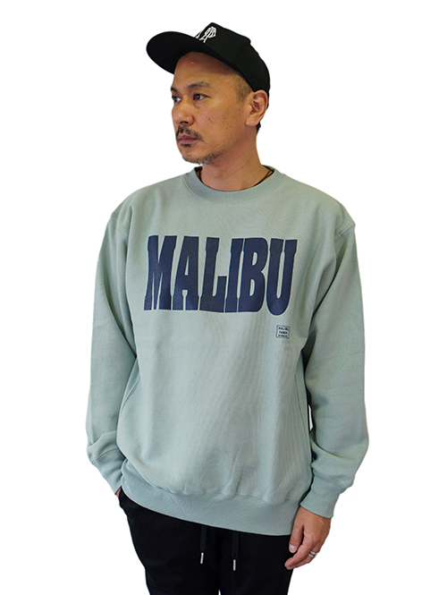 MALIBU FARM LOGO リバースウエイブクルーネック