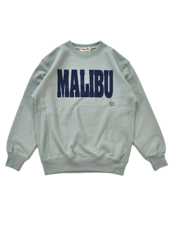 MALIBU FARM LOGO リバースウエイブクルーネック