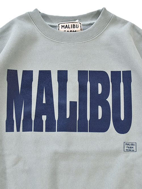 MALIBU FARM LOGO リバースウエイブクルーネック