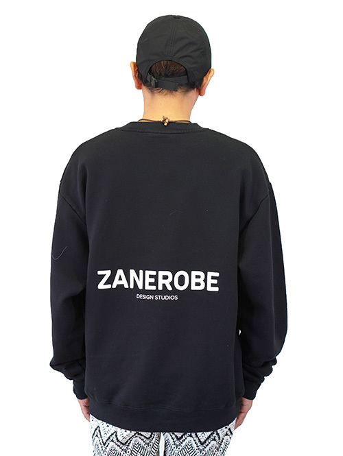 ZANEROBE LOWGO CREW SWEAT Black