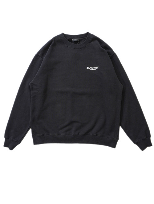 ZANEROBE LOWGO CREW SWEAT Black