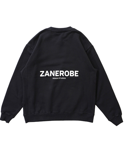 ZANEROBE LOWGO CREW SWEAT Black