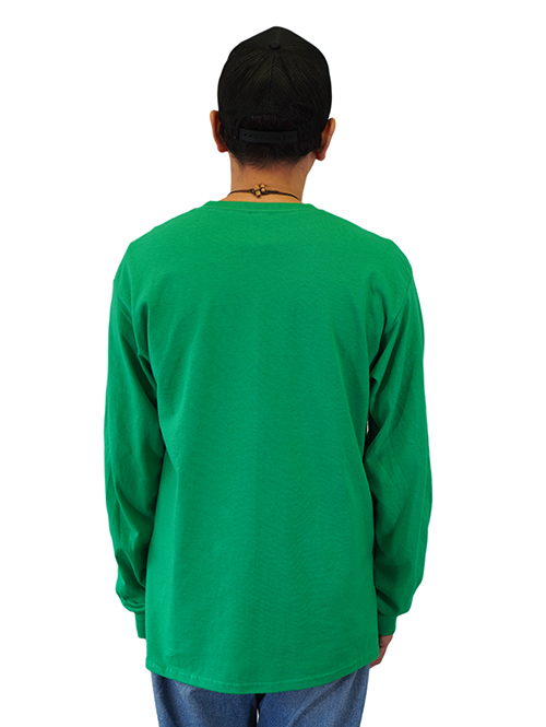 INFLUENCE Logo Long sleeve t - Green Restock