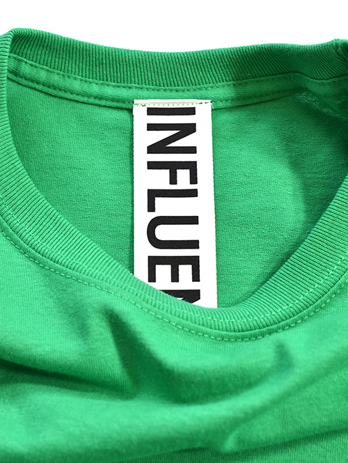 INFLUENCE Logo Long sleeve t - Green Restock