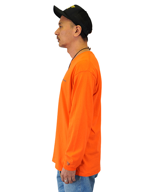 INFLUENCE  Logo Long sleeve t - Orange Restock