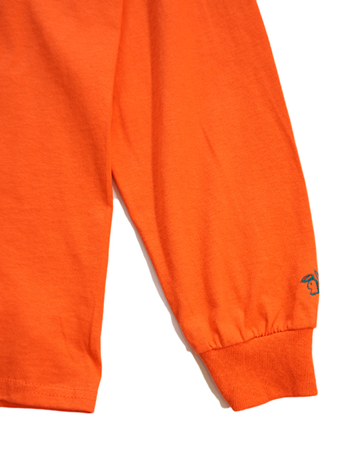 INFLUENCE  Logo Long sleeve t - Orange Restock