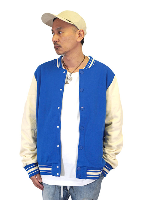 MADE　Heavy Weight  Stadium Jacket BLUE