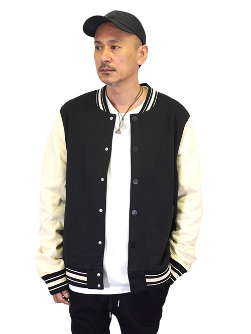 MADE　Heavy Weight  Stadium Jacket Black