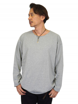 GRAB IN HOLLYWOOD リラックスフィット オールカット L/S - H.Grey