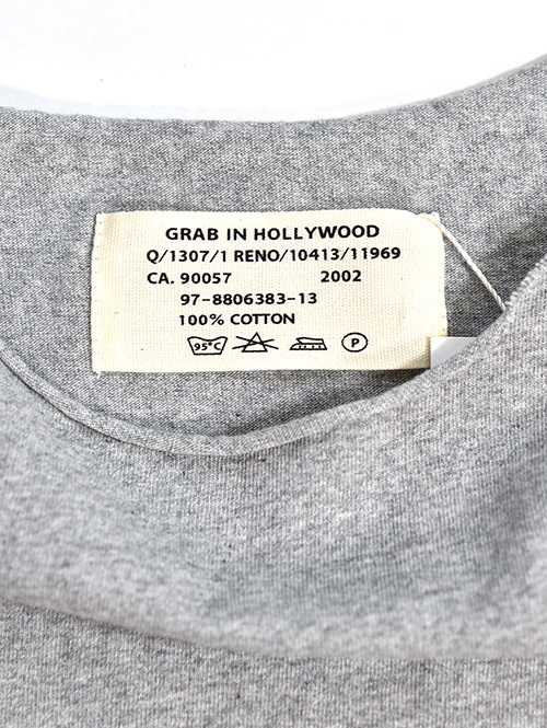GRAB IN HOLLYWOOD リラックスフィット オールカット L/S - H.Grey