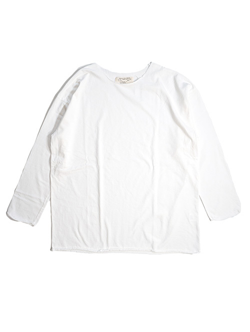 GRAB IN HOLLYWOOD リラックスフィット オールカット L/S - White