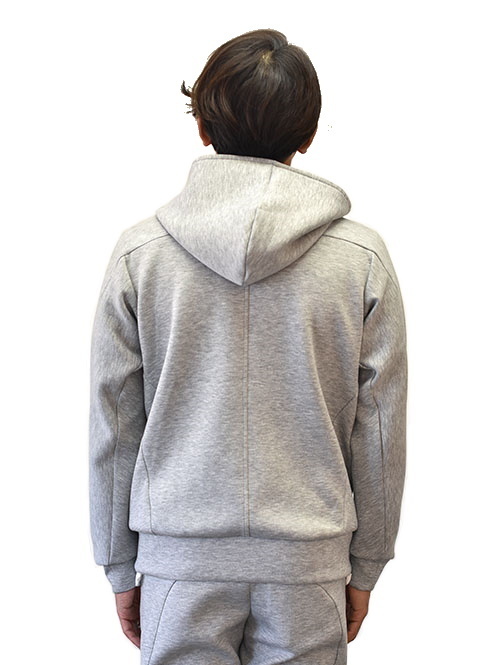 SERGEANT ダンボールニット ジップアップパーカー Grey