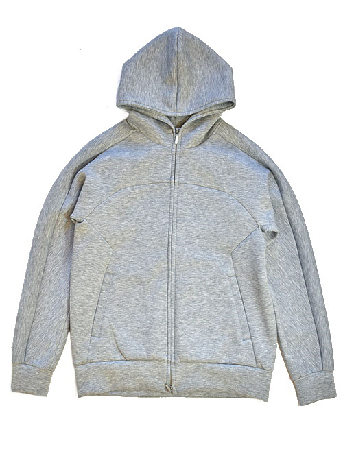 SERGEANT ダンボールニット ジップアップパーカー Grey