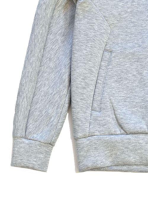 SERGEANT ダンボールニット ジップアップパーカー Grey