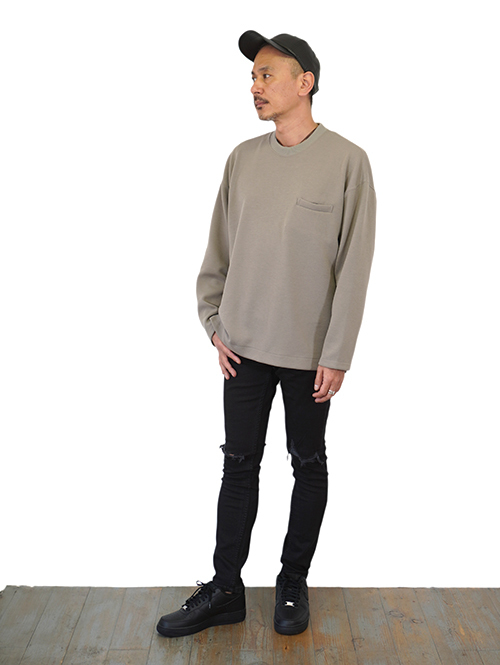 SERGEANT ECO BLUE SIBO Crewneck Beige