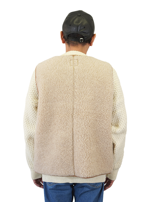 COLD BREAKER Sheep Boa Vest