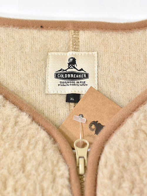 COLD BREAKER Sheep Boa Vest
