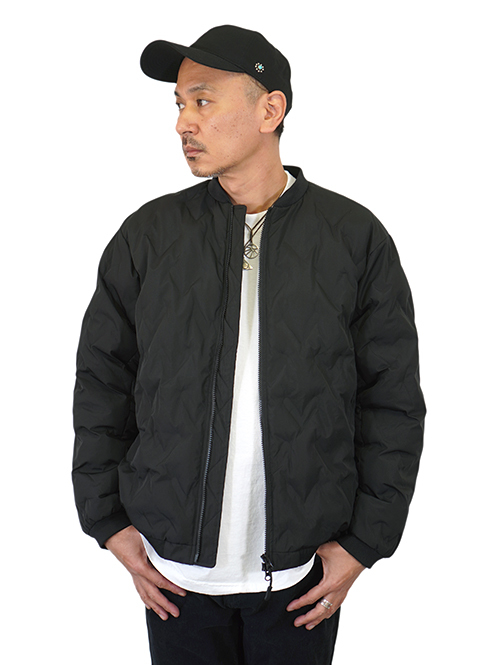 Allowed to Unfold Synthetic Puffer Jacket Black