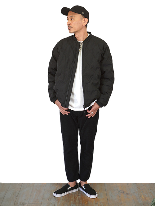 Allowed to Unfold Synthetic Puffer Jacket Black