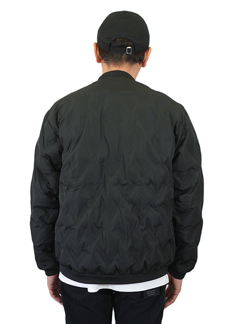 Allowed to Unfold Synthetic Puffer Jacket Black