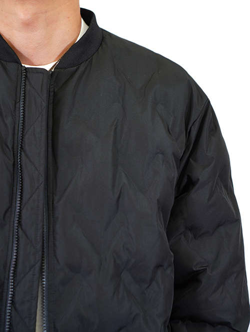 Allowed to Unfold Synthetic Puffer Jacket Black