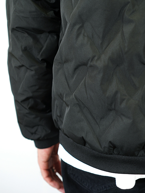 Allowed to Unfold Synthetic Puffer Jacket Black
