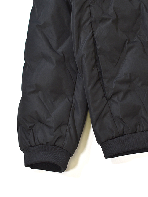 Allowed to Unfold Synthetic Puffer Jacket Black