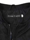 Allowed to Unfold Synthetic Puffer Jacket Black