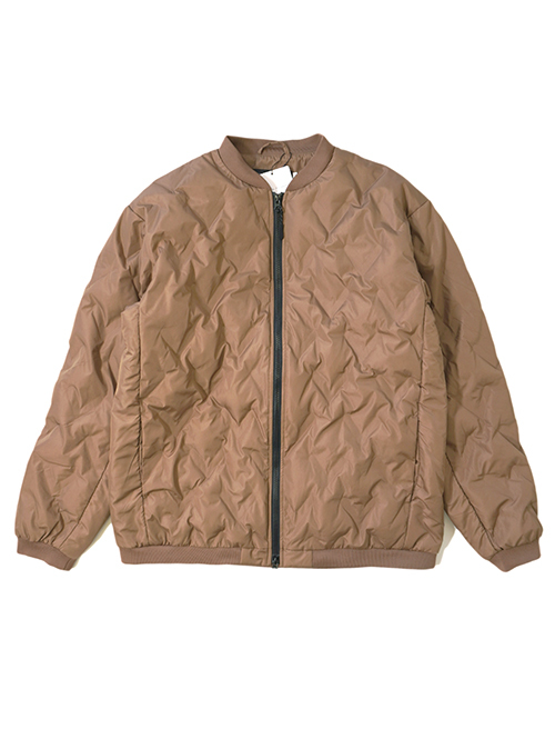 Allowed to Unfold Synthetic Puffer Jacket Brown
