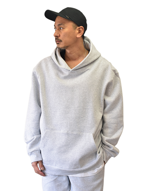 MADE 16oz Heavy Pullover Hoodie  Grey