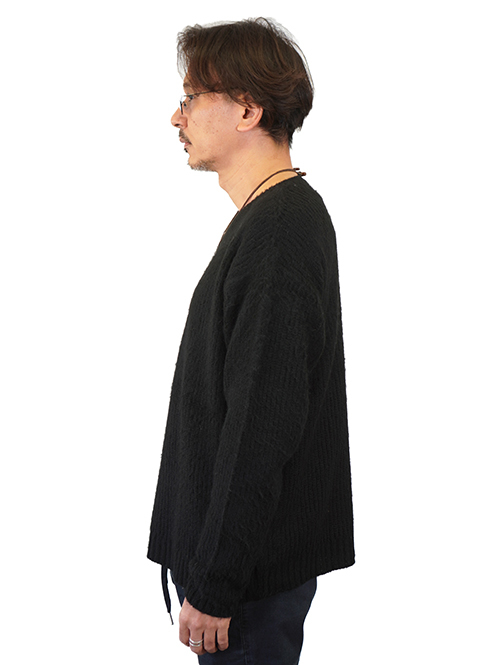 CAL O LINE SAFARI掲載 モヘア クルーネック Black