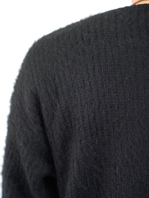 CAL O LINE SAFARI掲載 モヘア クルーネック Black