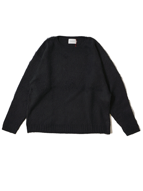 CAL O LINE SAFARI掲載 モヘア クルーネック Black