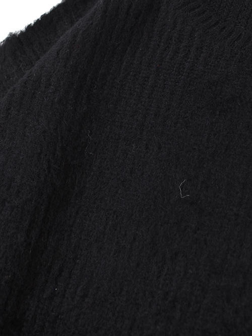 CAL O LINE SAFARI掲載 モヘア クルーネック Black