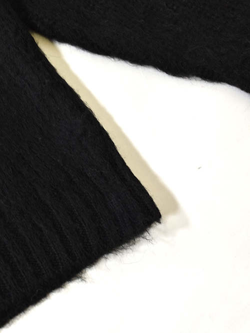 CAL O LINE SAFARI掲載 モヘア クルーネック Black