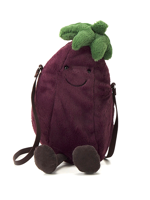 Amusable Aubergine Bag　Vivacious Vegetable Aubergine　ナスのバッグ　茄子 鞄