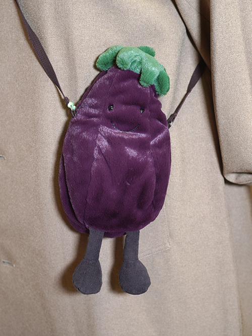 Amusable Aubergine Bag　Vivacious Vegetable Aubergine　ナスのバッグ　茄子 鞄