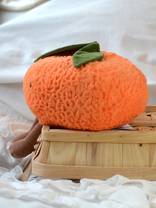 Lサイズ　Amusable Clementine 　クレメンタイン みかん　オレンジ 縫いぐるみ