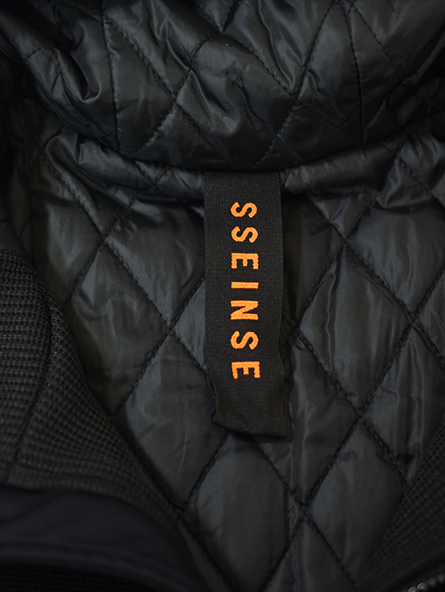 SSEINSE インサレーションフード ジャケット Black