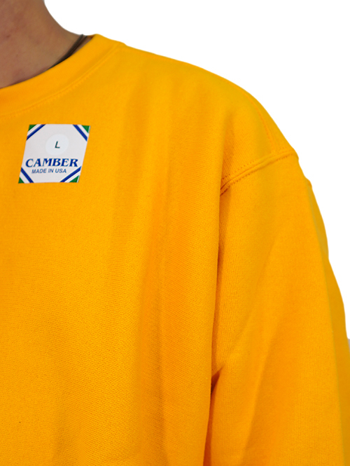 CAMBER Heavy Weight Crew Neck Yellow