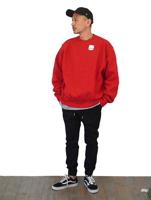 CAMBER Heavy Weight Crew Neck Red
