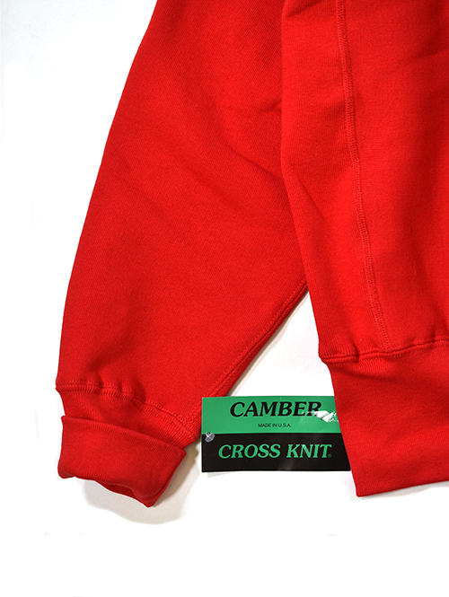 CAMBER　Heavy Weight Crew Neck Red