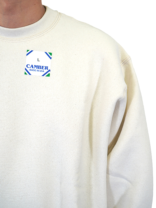 CAMBER Heavy Weight Crew Neck Natural