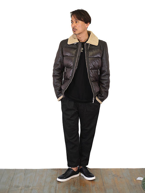 SSEINSE インサレーション ダウン ボア ジャケット - Brown